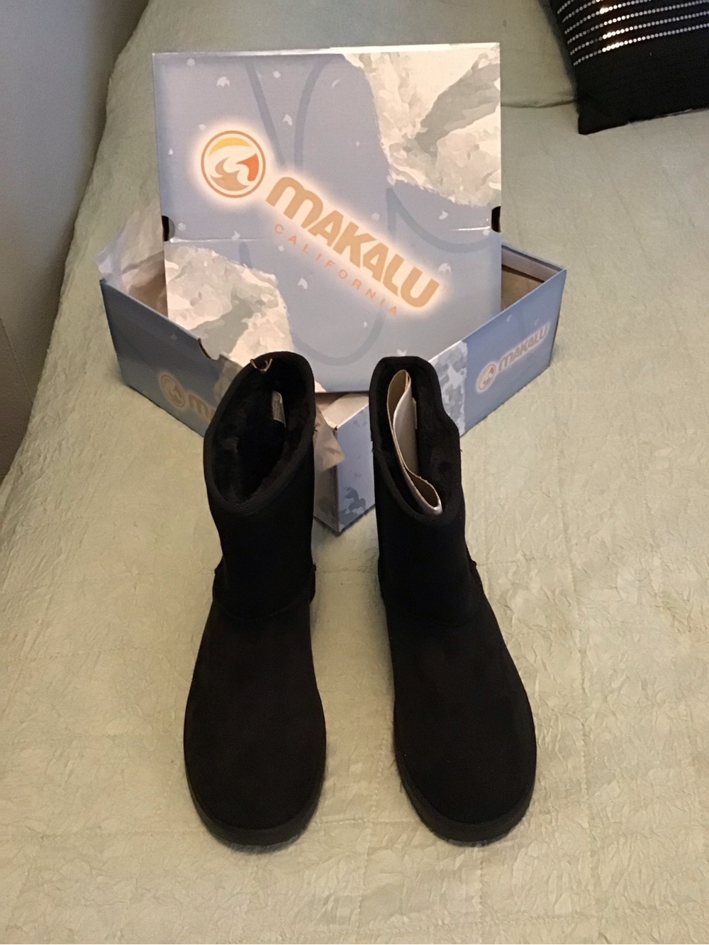Makalu Kinsley Black Women's Winter & Rain Boots - Picture 10 of 10